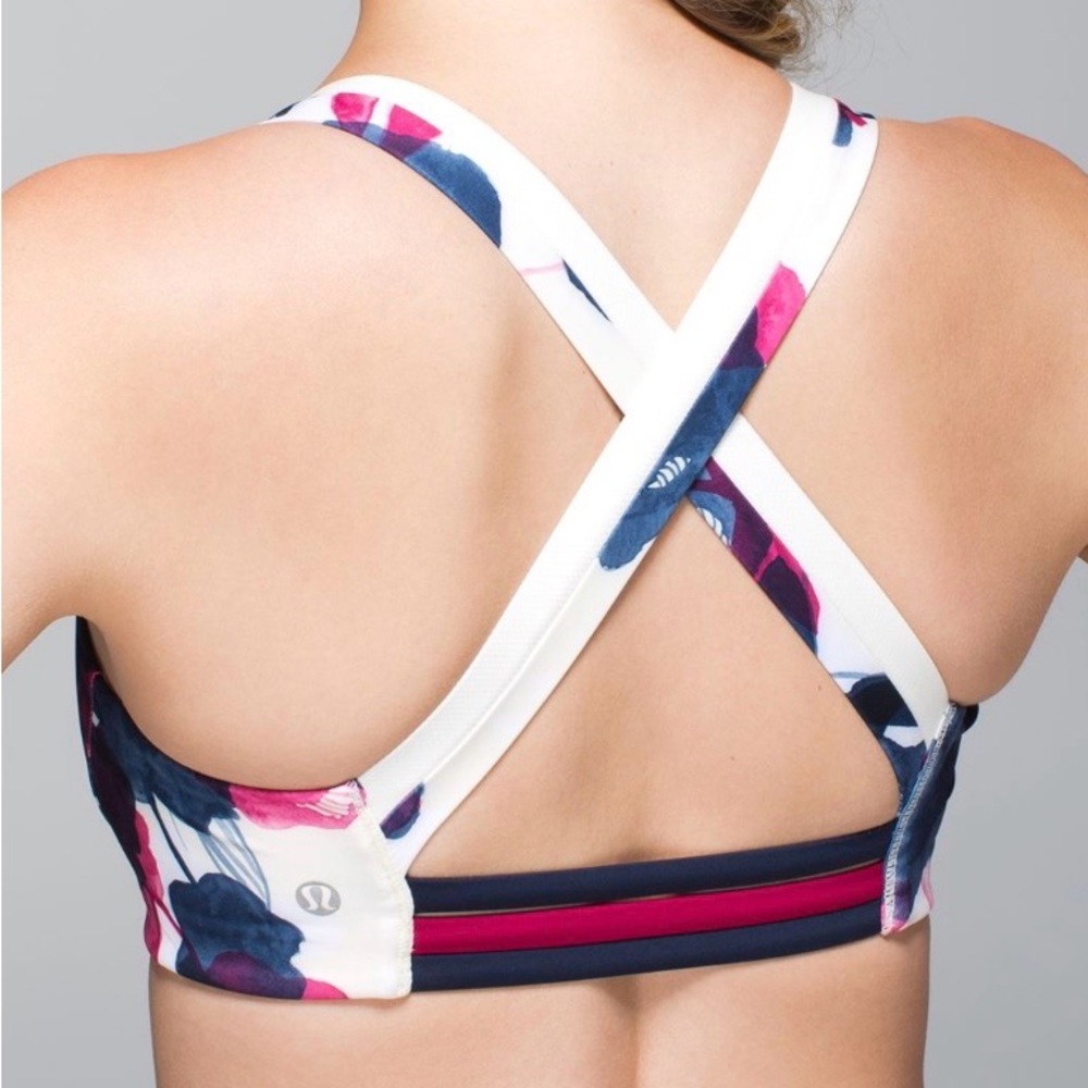 Lululemon On Your Way Bra
Inky Floral Ghost Inkwell Bumble Berry